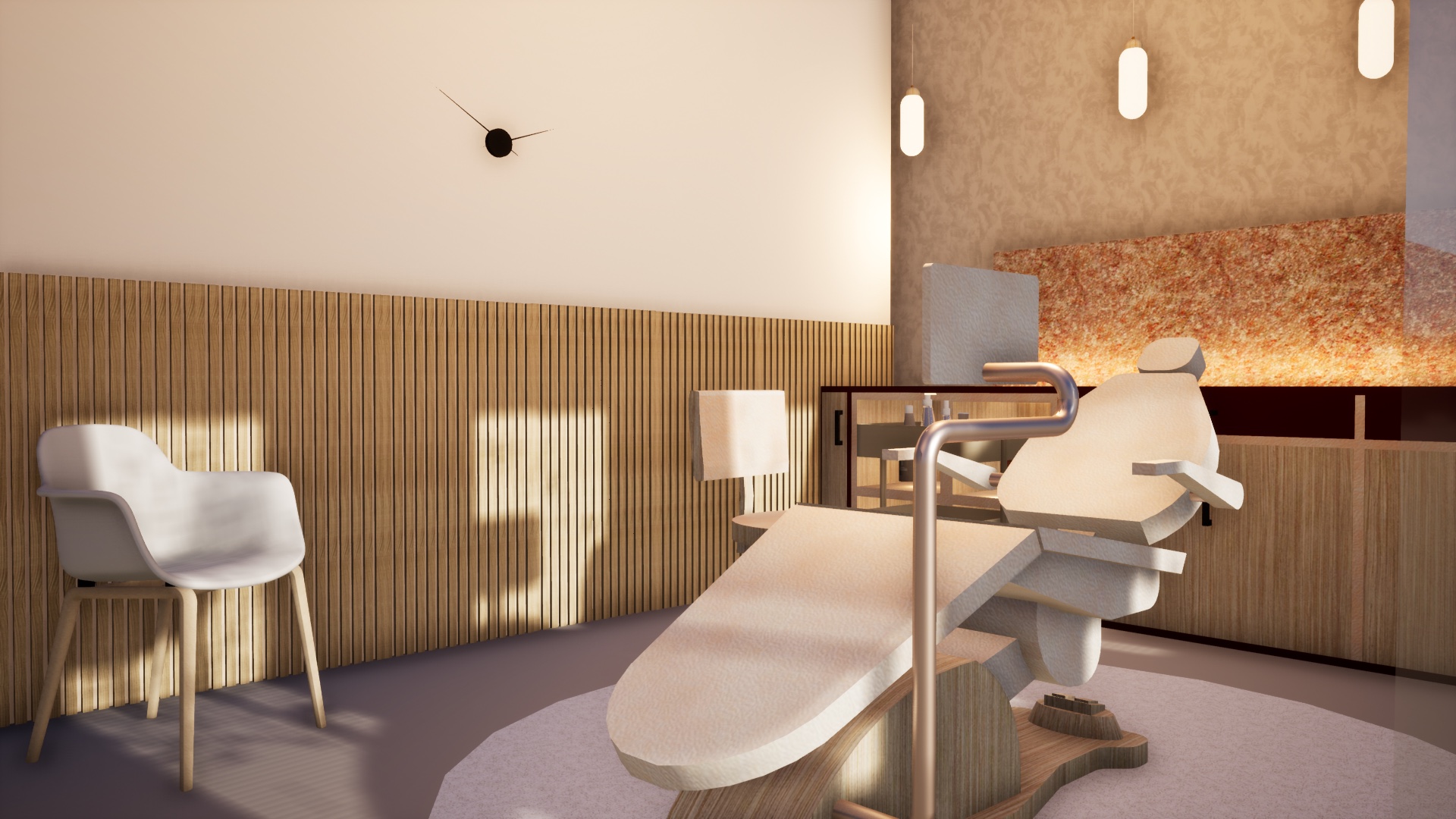 Render van de behandelstoel