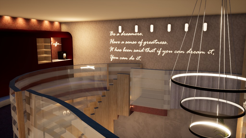 Render van de etage